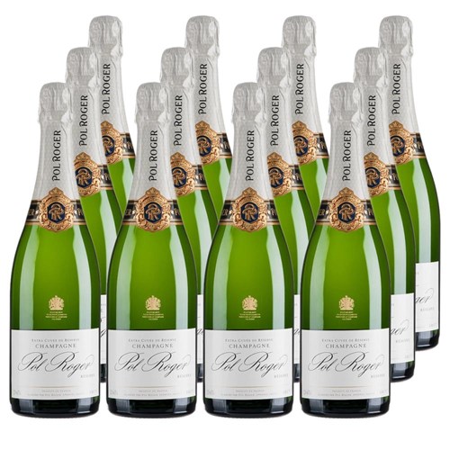 Pol Roger Brut Reserve Champagne 75cl Case of 12 Champagne